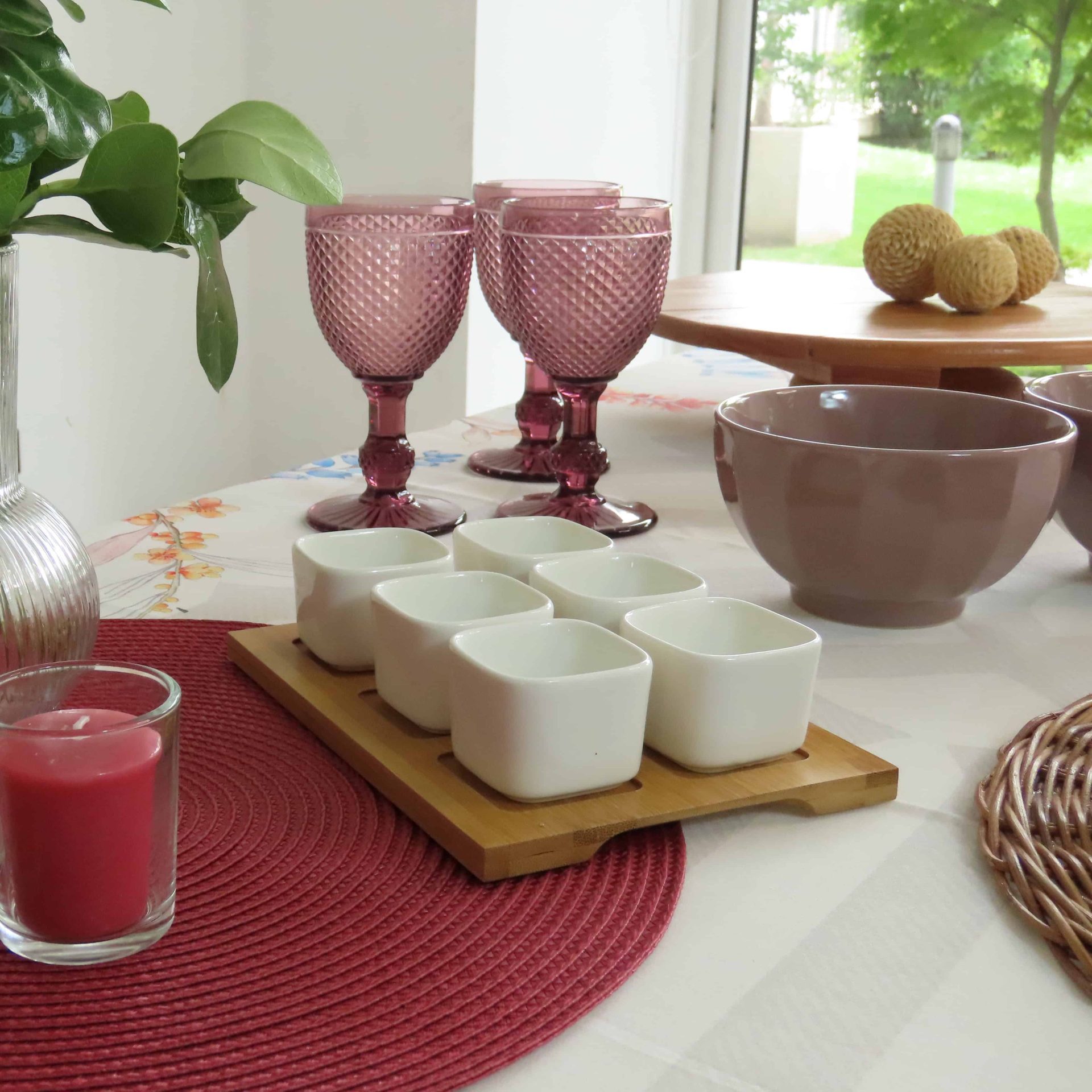 festejo evento vajilla mantelería  estilo